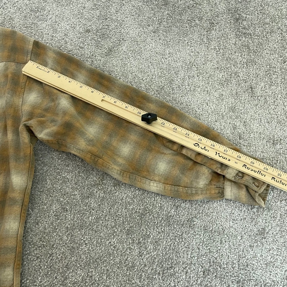Pendleton High Grade Western Wear Wool Shirt Mens Large Pearl Snap Vintage Plaid - Picture 10 of 12